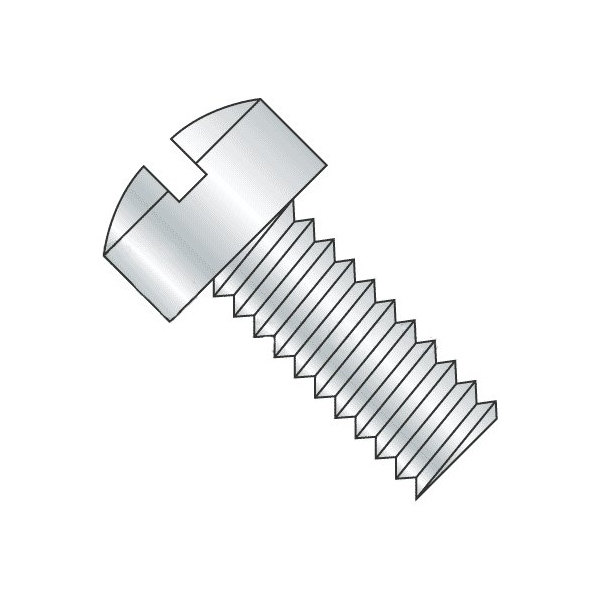 Newport Fasteners #10-32 x 5/8 in Slotted Fillister Machine Screw, Zinc Plated Steel, 100 PK 679928-100 - main